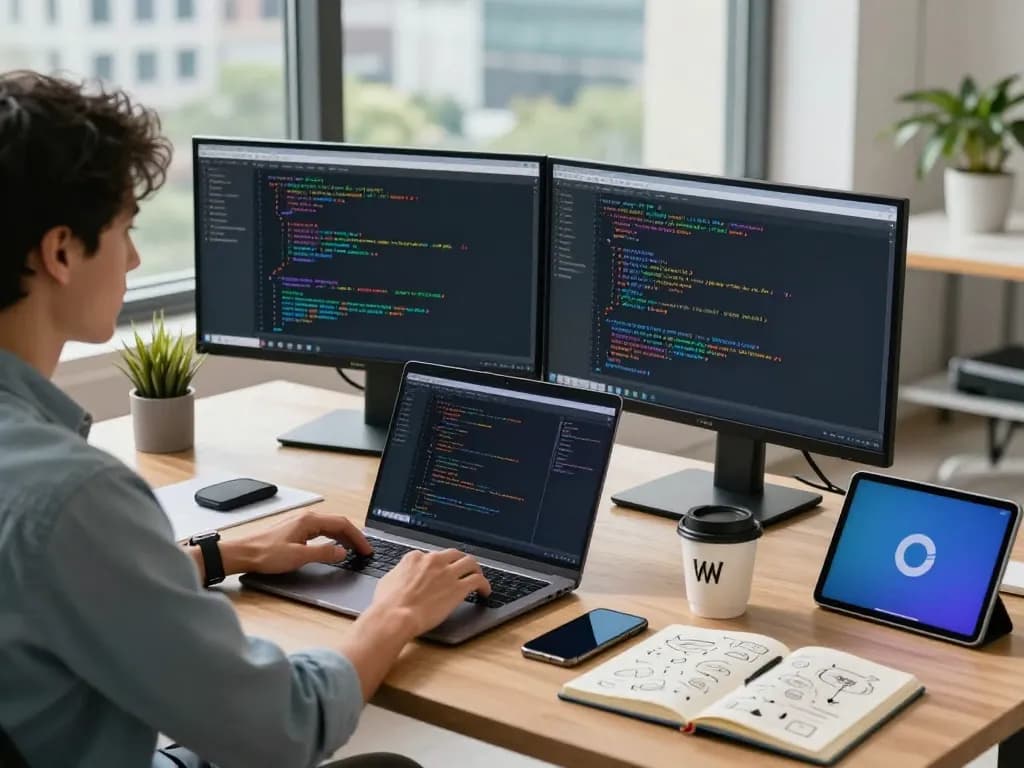 open claw personal AI assistant setup in a modern tech workspace
