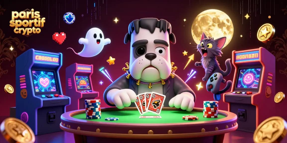 Pariez sur paris sportif crypto avec des personnages uniques jouant dans un casino.
