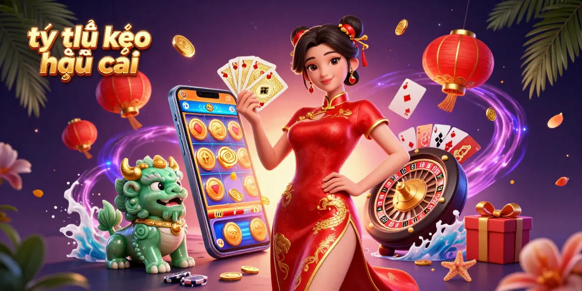 Engage with tỷ lệ kèo nhà cái through vibrant casino elements and a stunning Chinese-themed scene.