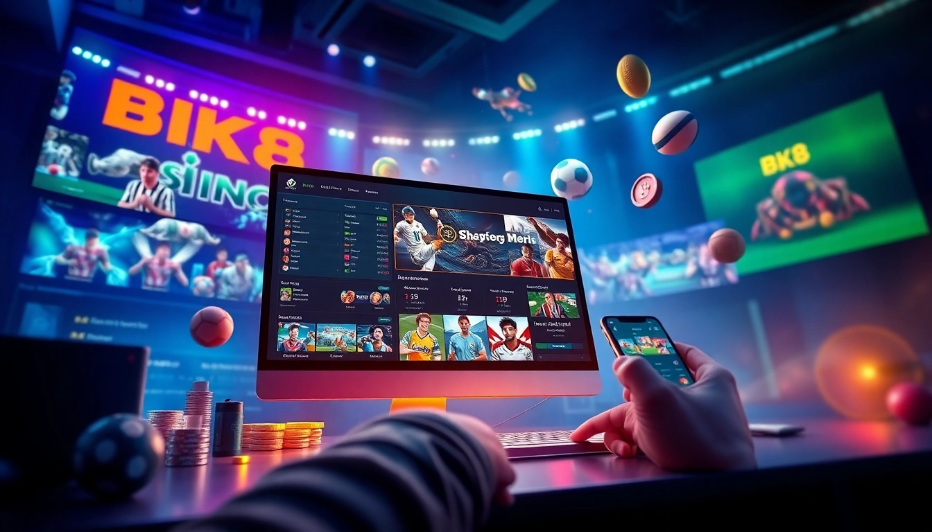 Engaging scene of bk860s.com showcasing an online sports betting interface with vibrant colors and user-friendly design.