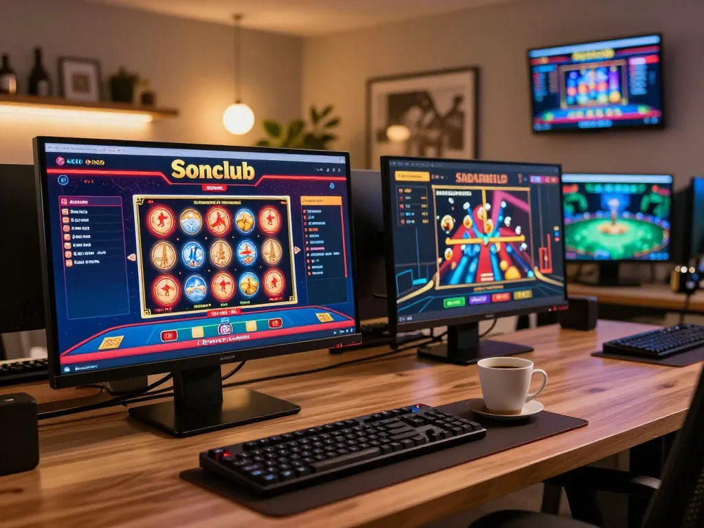 Experience thrilling gameplay at Sonclub with engaging online casino action and exciting user interface.