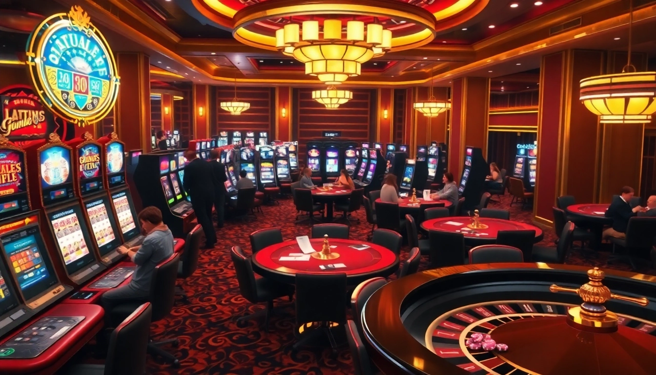 Experience the thrill at Nhà cái Lucky88 with vibrant casino tables and exciting gameplay.