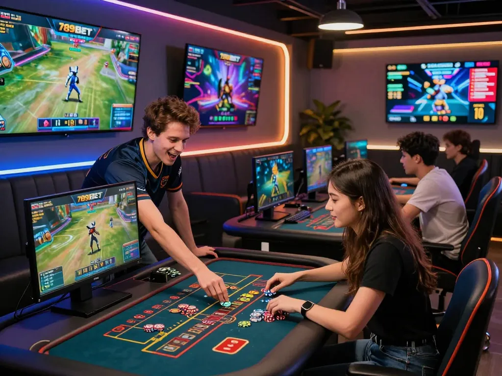Exciting online betting on https://789beta2.com/ with diverse gamers engaged in sports and live casino activities.