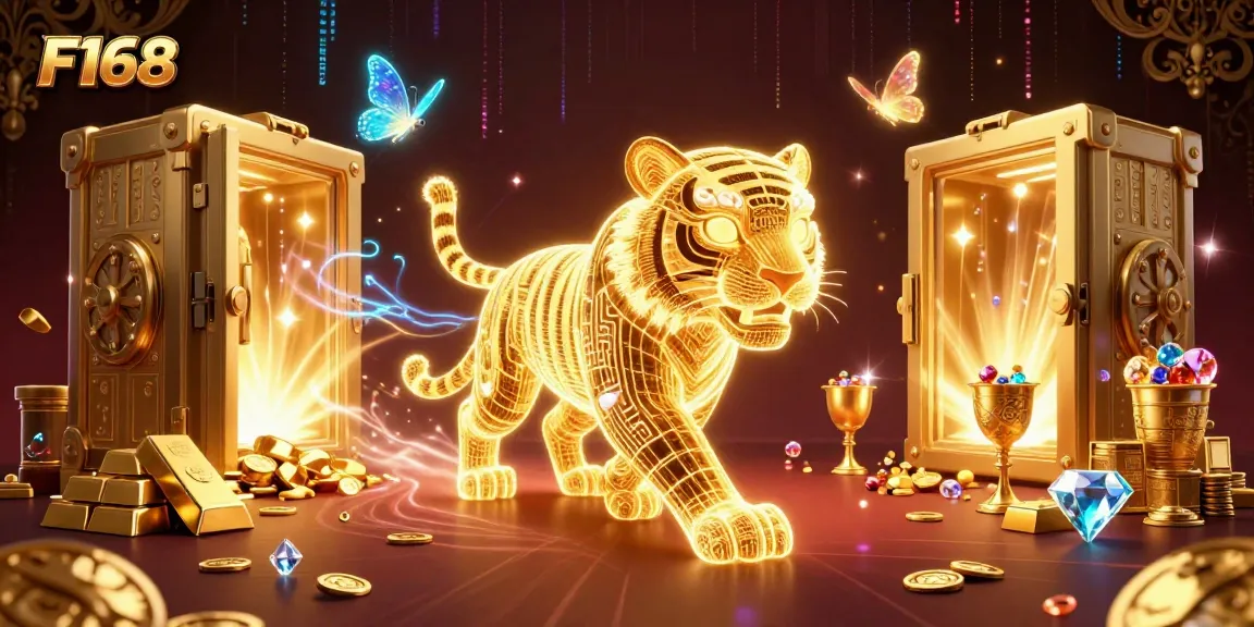 F168 captivates players in an exhilarating digital casino realm with vibrant energy and golden treasures.