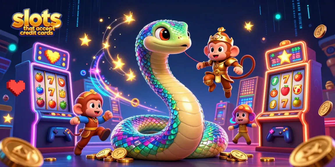 Engage with exciting slots that accept credit cards as you explore dynamic 3D casino elements and colorful characters.