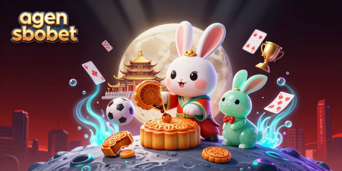 Experience thrilling moments with agen sbobet as moon rabbits uncover hidden poker chips.