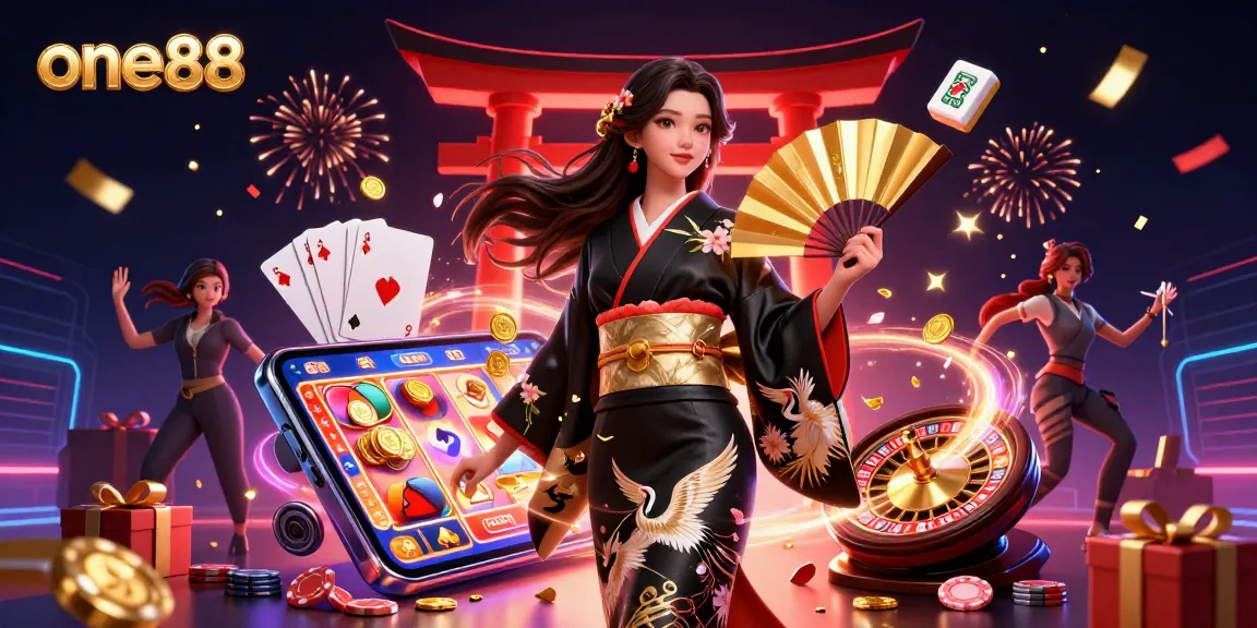 Engage with one88’s vibrant casino atmosphere featuring dynamic slot games and captivating characters.