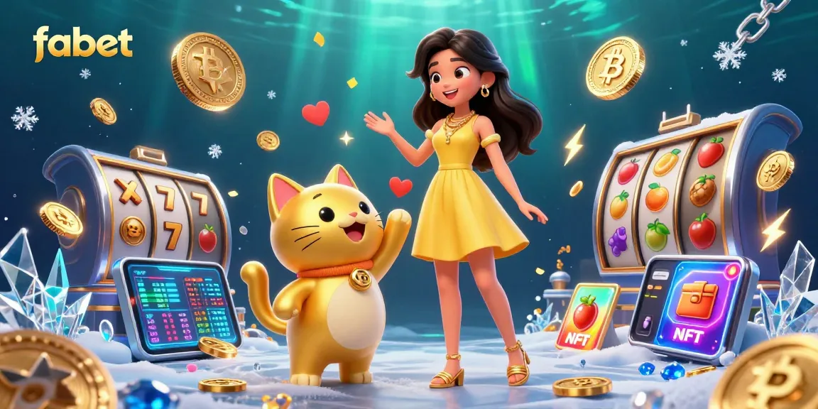 Experience fabet animations with colorful coins and vibrant characters in an engaging casino scene.