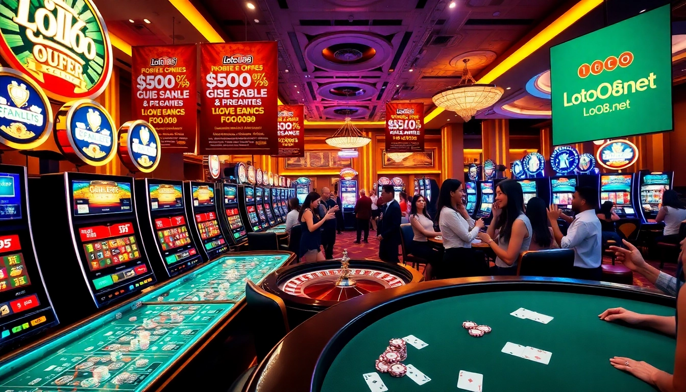 Experience thrilling gaming at loto188.gb.net with exciting casino tables and vibrant slot machines.