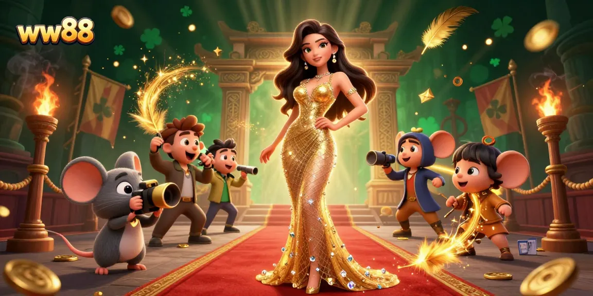 Win big at ww88 with vibrant casino elements and charismatic characters in a captivating scene.