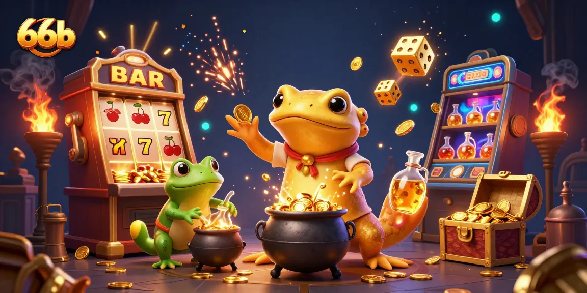Experience thrilling wins with 66b's magical gaming adventure featuring golden coins and exciting slot games.