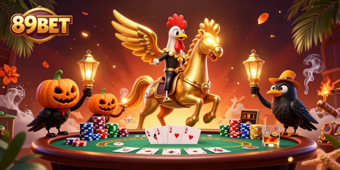 Experience thrilling gaming action with 89BET at a vibrant casino setting featuring dynamic characters.