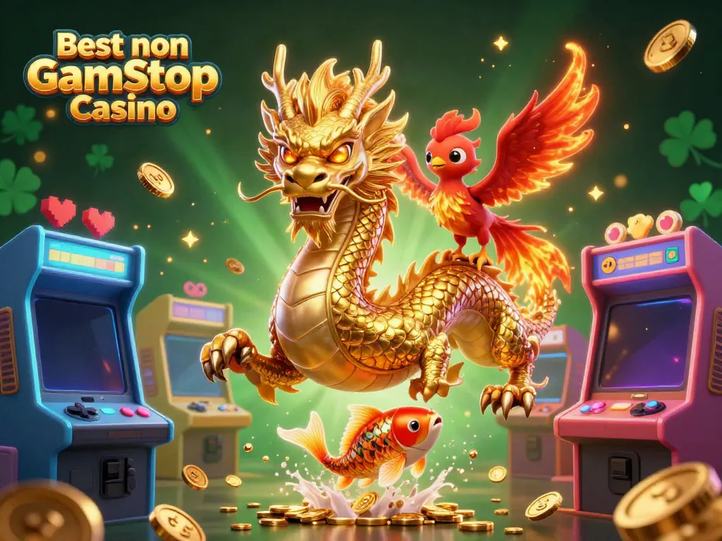 Experience the excitement of the Best non Gamstop Casino with vibrant characters and game elements.