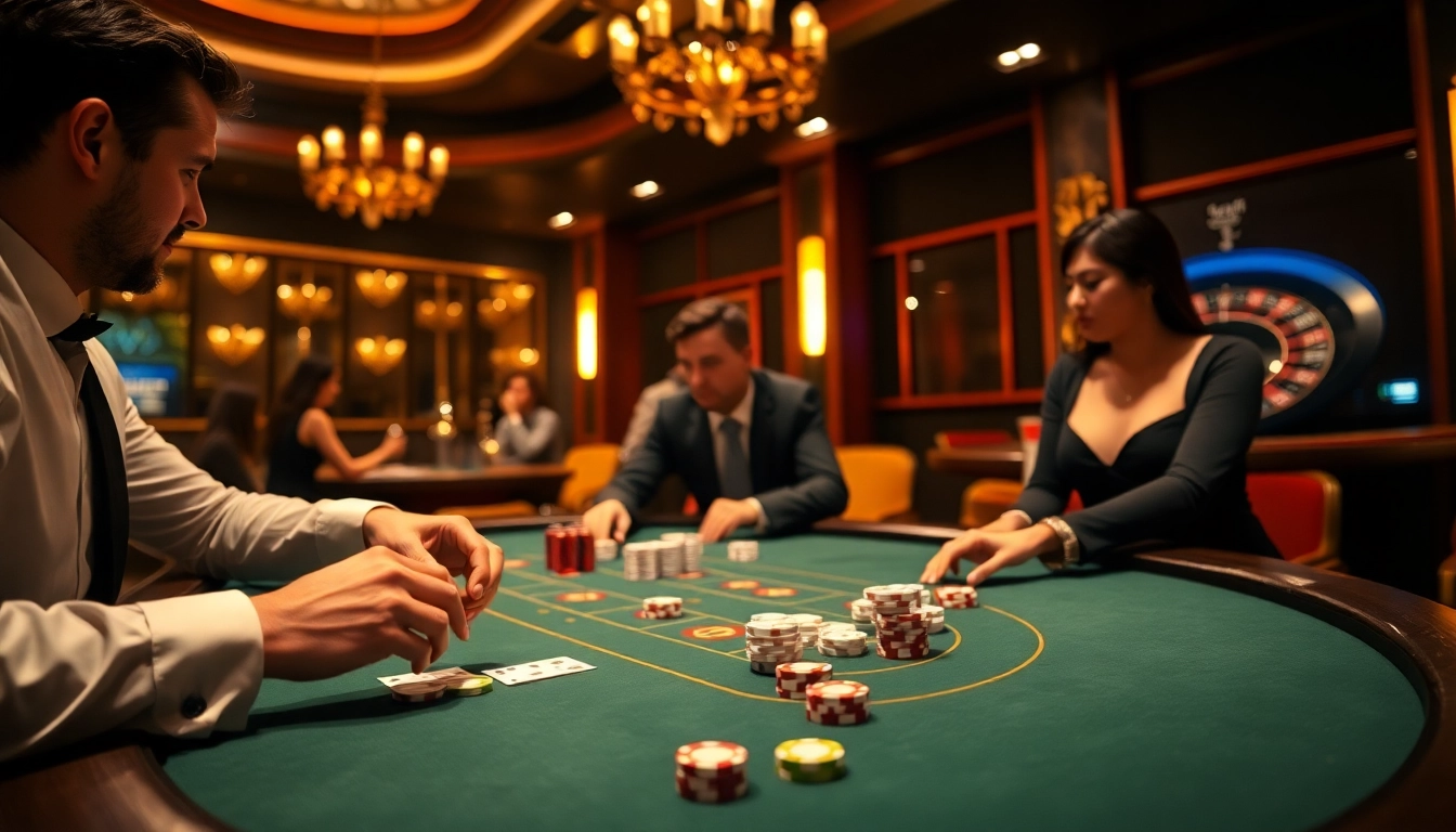 Experience thrilling gameplay at the SC88 casino, where high-stakes poker and vibrant chips ignite excitement.
