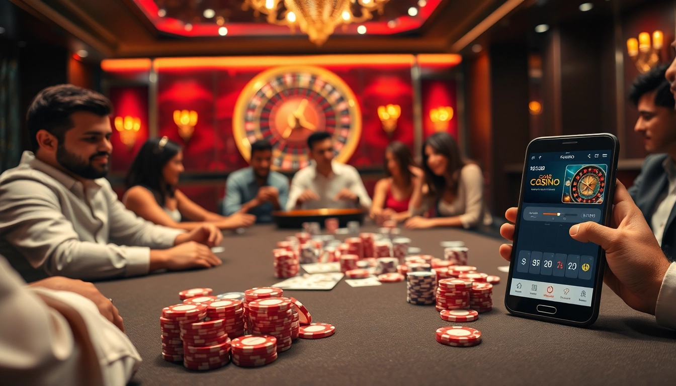 Experience the thrill of gambling with vibrant poker chips and games at https://go88casino.pro/ in a luxurious casino setting.