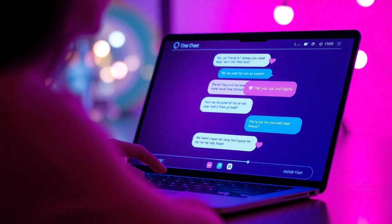 Flirtatious AI chat interface for engaging conversations about sex chat AI.