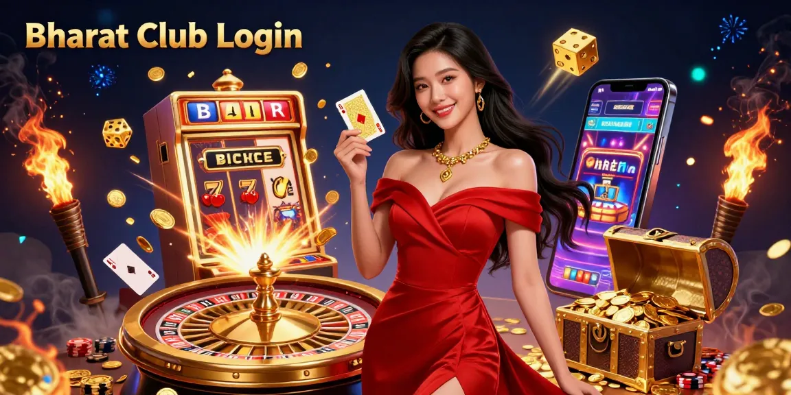 Experience seamless gameplay with Bharat Club Login, featuring rich casino visuals and engaging game elements.