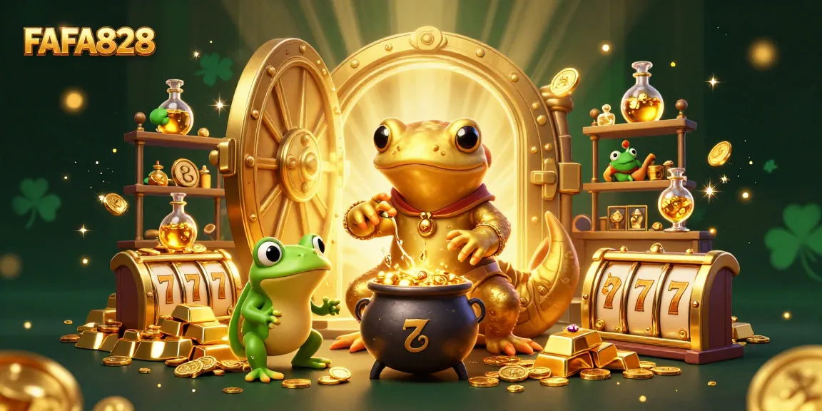 Engage with FAFA828's magical gaming experience featuring golden jackpots and vibrant slot reels